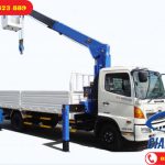 Xe tải Hino FC9JLTA 6.4 Tấn gắn cẩu Tadano 3 Tấn 4 Khúc